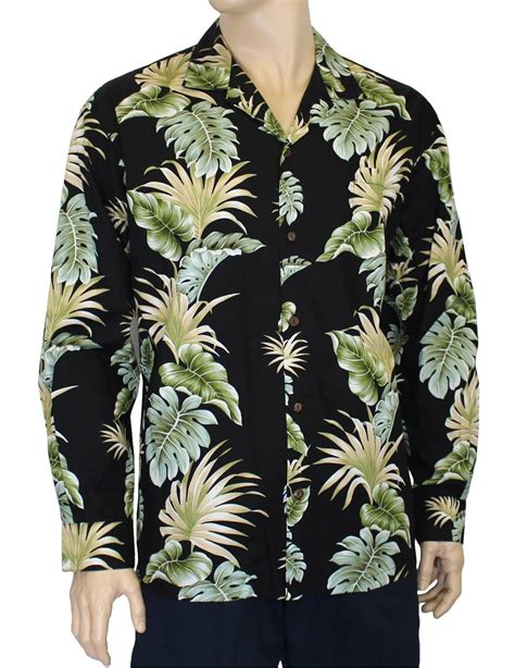 long sleeve hawaiian shirt women's.